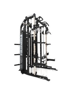 G6 All-In-One Trainer - Rack, Smith Machine, Multifunctioneel + Dubbel Verstelbare Katrol